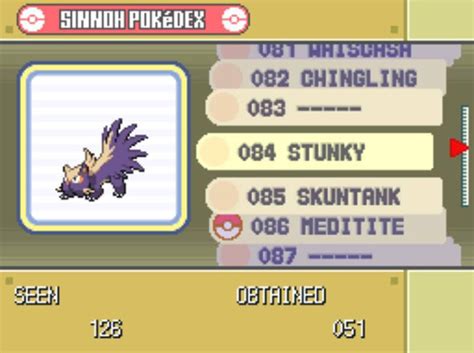 Pokémon Platinum National Dex Guide .